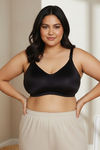 Zivame True Curv Double Layered Non Wired Full Coverage Super Support - Jet Black — thumbnail 2